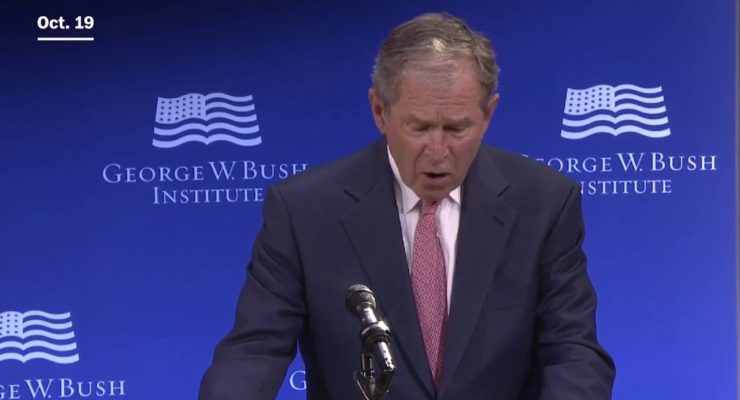 George W. Bush & GOP lack standing to bash Trump for Racism