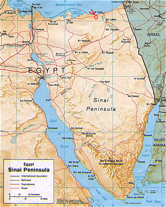 Sinai-peninsula-map