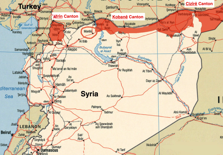 Syrian-Kurdistan-Map