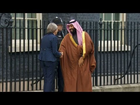 Battle of the billboards as Controversial Saudi crown prince arrives in London