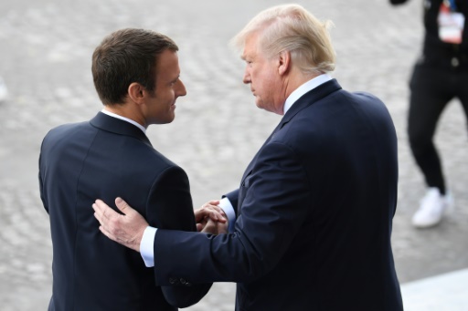 Macron on way to see Trump: “There is no ‘Plan B’ re: Iran Nuclear Deal”