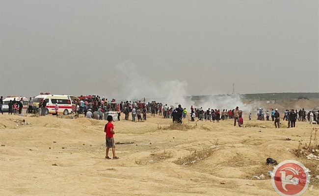 Israeli Forces injure 40 Palestinians on 6th Friday of Gaza protests