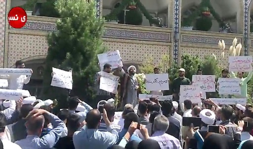 Iran Protesters attack Religious School as Tensions Mount