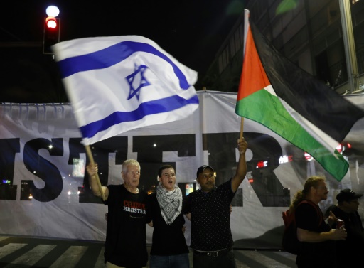 Palestinian-Israelis and Jewish-Israelis Stage Huge Protest against Apartheid Law
