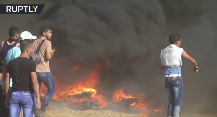 War Crime: Israeli Army Again Shoots unarmed Palestinian Protesters, Killing 2, Injuring 270