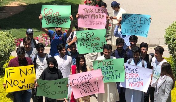 Pakistani Students, Activists are marching to combat Climate Crisis: “Can’t be Ignored”