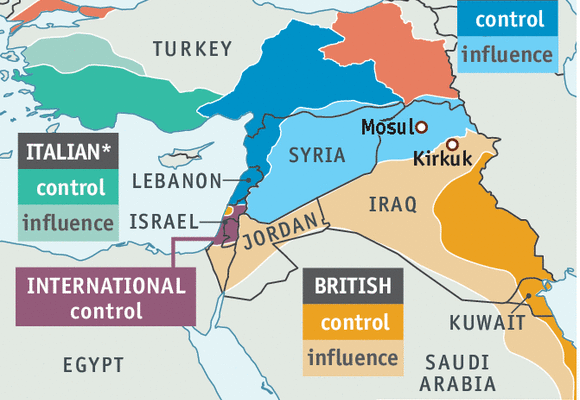 Syria, Yemen, Libya: For the First Time since Versailles, will Rival Powers redraw the Middle East’s Borders?