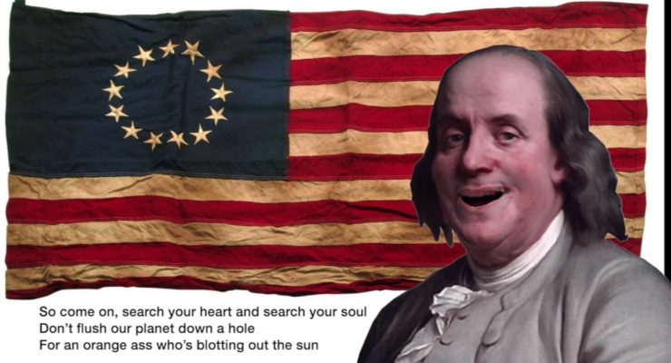 The Day Democracy Died, sung by the Founding Fathers