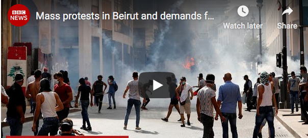Beirut: ‘Day of Judgment’ Protesters Occupy Gov’t Buildings, Banking Assn., Forcing New Elections