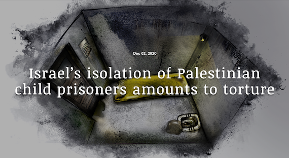 Israel’s isolation of Palestinian Child Detainees amounts to Torture:  Defence for Children In’tl
