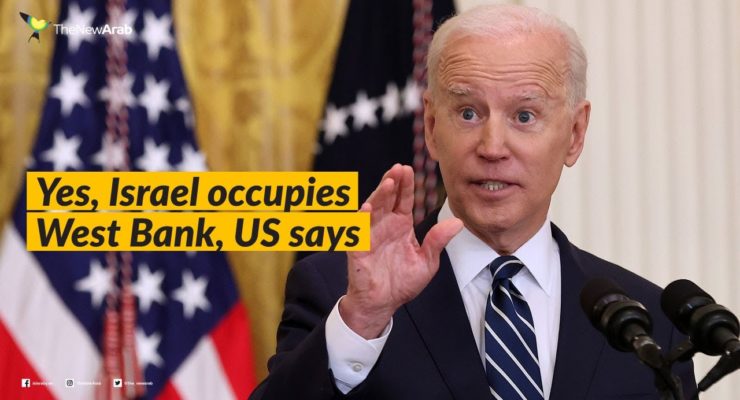 The Biden Administration is back to calling Palestinians ‘Occupied,’ but can’t see them being Colonized
