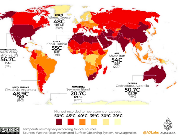 Kuwait is the Hottest Place on Earth; Lytton, Canada was Right