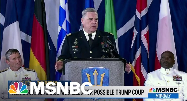 Shaken by Trump’s ‘Fuhrer Moment,’ Gen. Milley had to Blockade Washington, D.C., on Inauguration Day ‘to Keep the Nazis out’