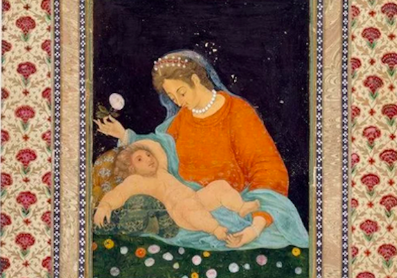 The Nativity, Jesus and Mary in Paintings of the Muslim Mughal Court of India