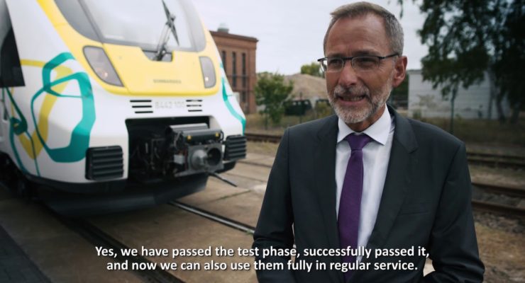 Germany’s First Battery-Powered Train Plies Regional Routes on Way to Green Rails