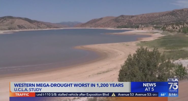 Not Since Charlemagne: Megadrought in US Southwest, boosted by Human CO2 emissions, is worst since 800 AD