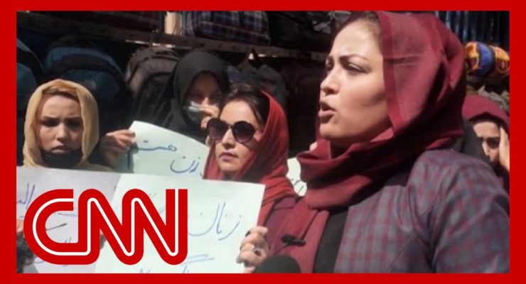 Afghan Women Activists protest against Taliban’s new Burqa Decree