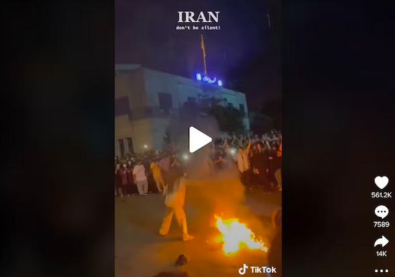 Iranian Protesters turn to TikTok to get their Message past Government Censors