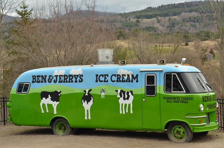 Ben and Jerry's Ice Cream Bus
