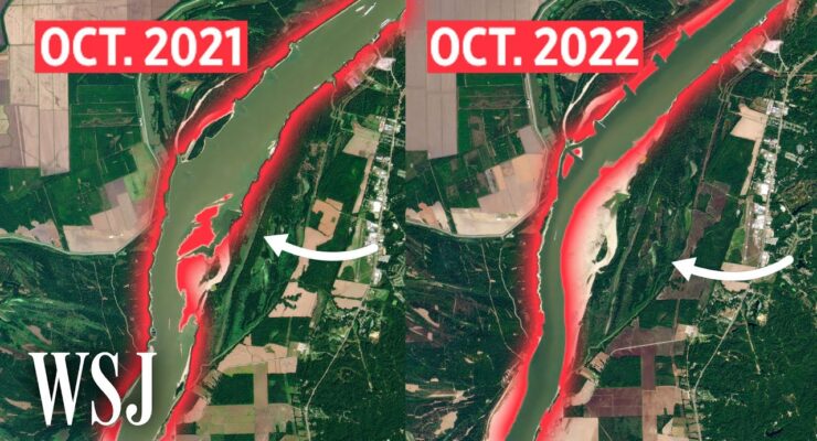Record low water levels on the Mississippi River in 2022 show how climate change is altering large rivers