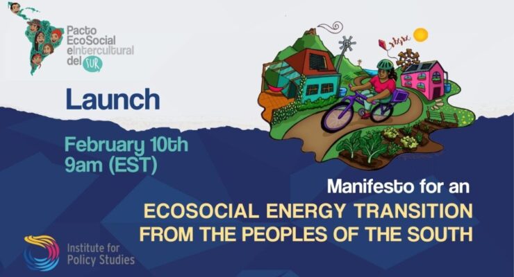 Manifesto for an Ecosocial Energy Transition from the Peoples of the South
