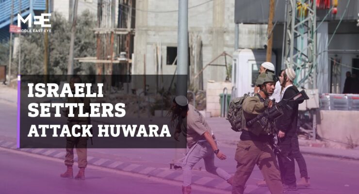 Israeli Squatter Terrorists Fire Guns, Set dozens of Fires in Palestinian Town, Killing One and Wounding 100