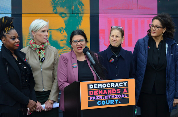 Rep. Tlaib, reproductive rights Advocates call for U.S. Supreme Court Reform amid Ethics Scandals