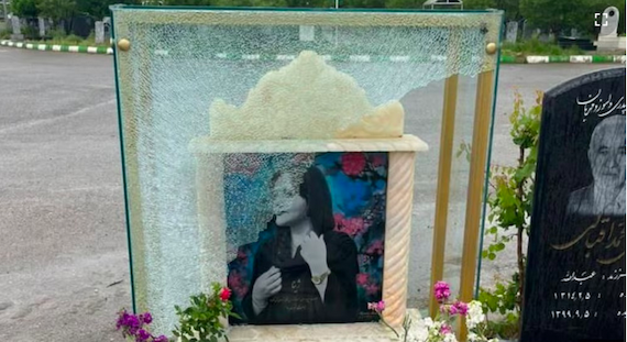 Mahsa Amini’s Family Accuses Iran’s Security Forces Of Vandalizing Her Grave