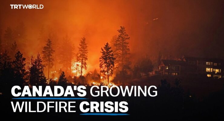 While World’s Eyes were on Lahaina, Canadian Provincial Capital of Yellowknife was being Evacuated  for Wildfires