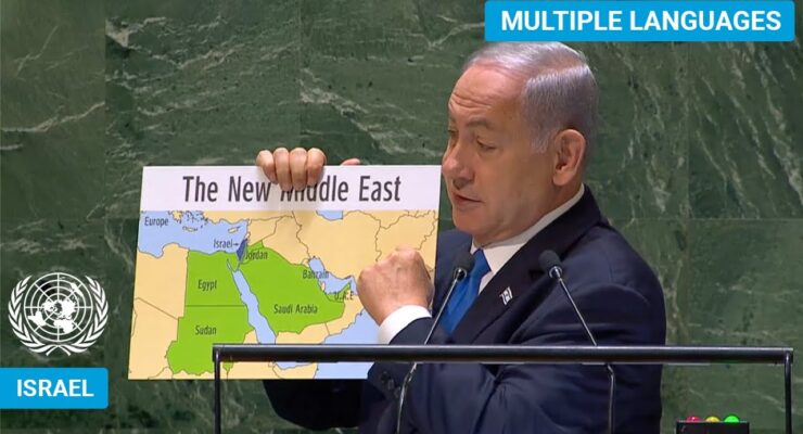 Israel’s Netanyahu at UN Wipes Palestinians off the Map, Menaces Iran with “Credible Nuclear Threat”