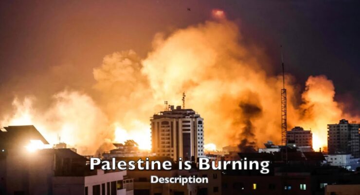 Charles Kendal Hirschkind sings “Palestine is Burning.”