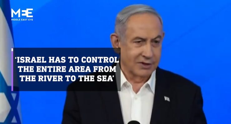 Netanyahu says Israel must Control from the River to the Sea, but it won’t cost him his Job as it does Palestinians