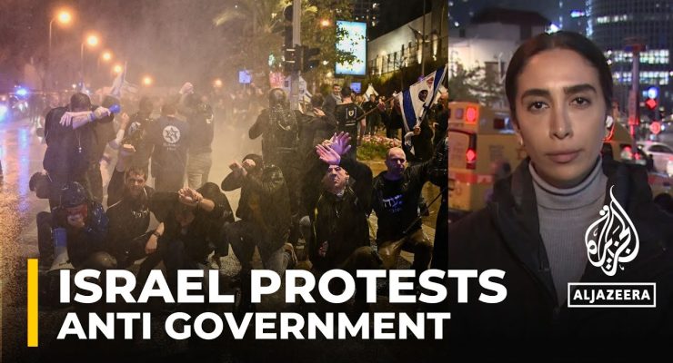 Thousands Protest in Israel, Demand Netanyahu Step Down, new Elections, Hostage Deal