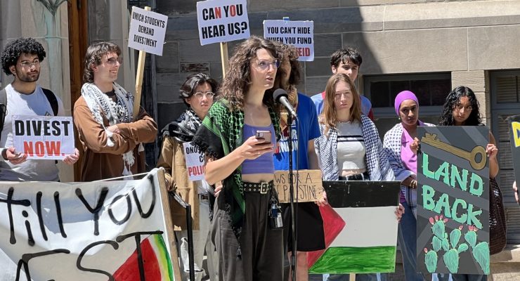 Pro-Palestinian protesters slam U of Michigan for asking Michigan AG to press Charges against Students
