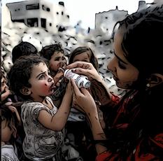Ceasefire Needed: Israel still Bombing areas where Health workers are vaccinating Children for Polio for Part of Each Day