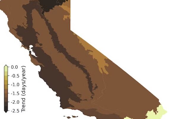 Wildfire Season is starting Weeks earlier in California – a new Study shows how Climate Change is driving the Expansion