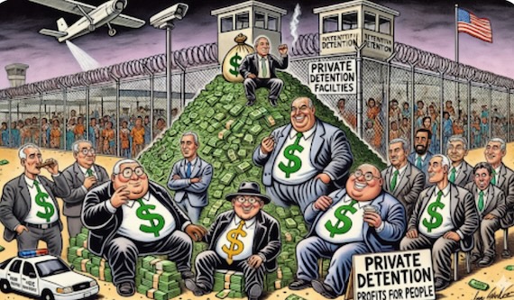 Trump’s Immigrant Gulags:  A Bonanza For Private Prison Corporations