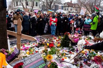 Thousands march in Minneapolis to protest ICE after Shooting