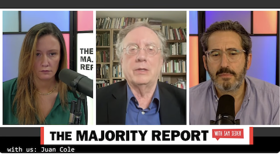 “Iran Will Decide When this Ends:”  Juan Cole on Sam Seder’s “Majority Report”