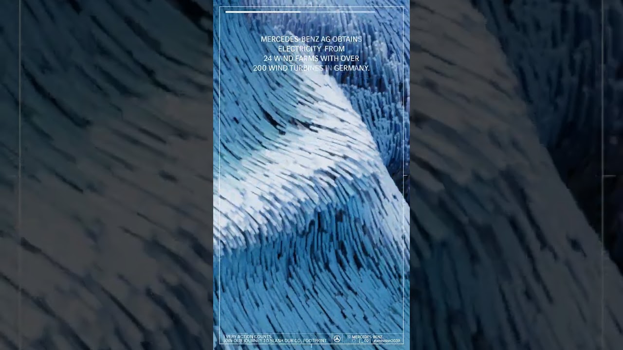 Mercedes-Benz AG obtains electricity from 24 wind farms