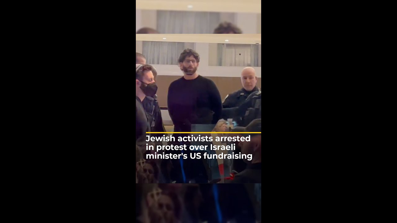 Jewish Americans arrested in protest over Israeli minister visit | Al Jazeera Newsfeed